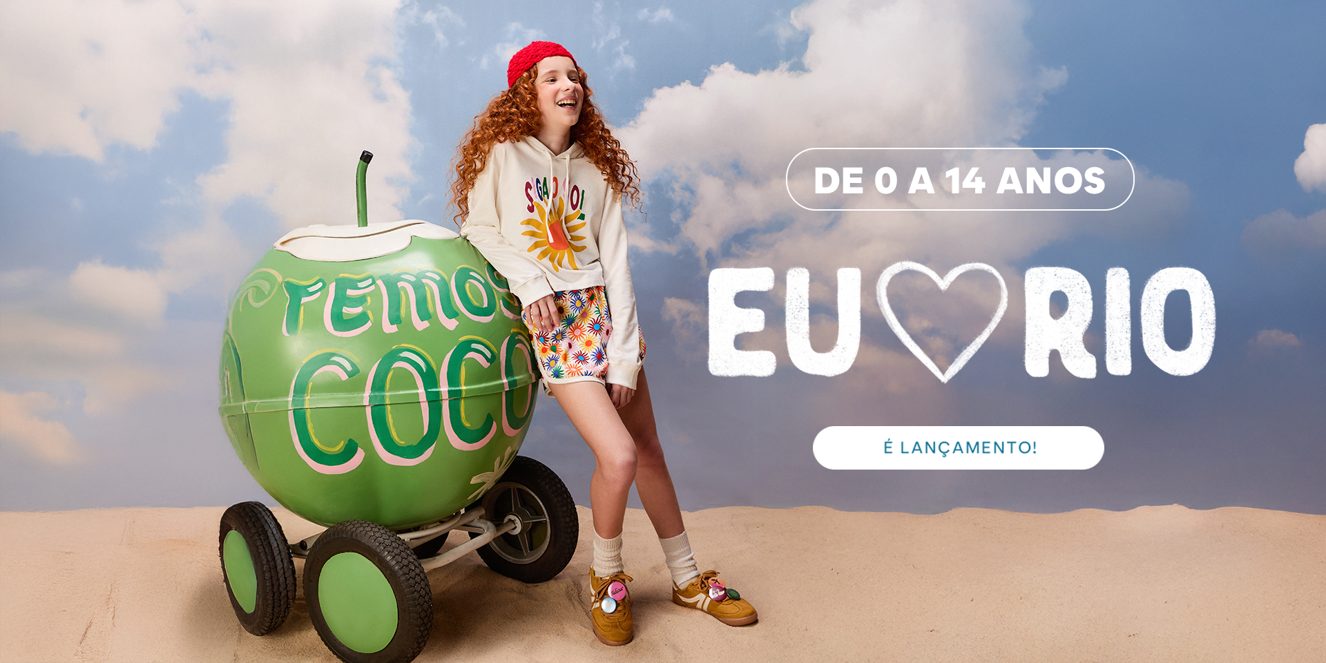 [04/03] [banner tv farm futura] lançamento coleção de inverno EU AMO O RIO da Fábula. roupas infantis e teen estampadas, de 0 a 14 anos. clica pra conhecer todas as novidades!