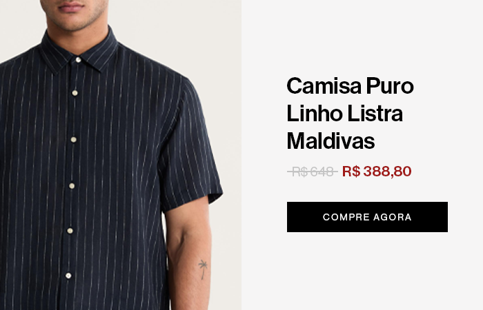 Camisas com até 50% OFF