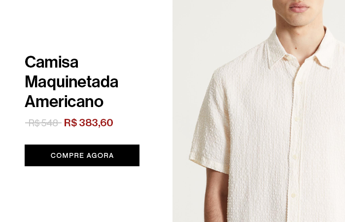 Camisas com até 50% OFF
