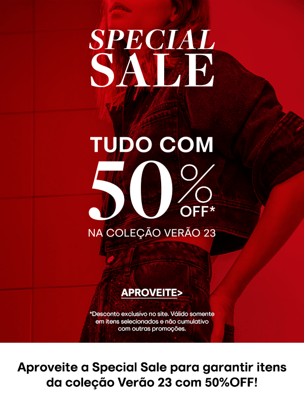 Special Sale TUDO COM 50% OFF*