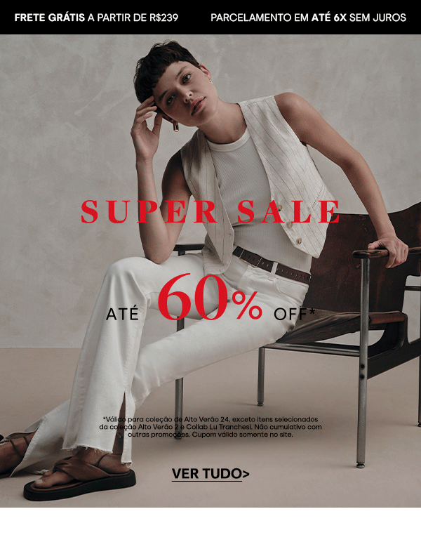 Super Sale at 60% OFF*