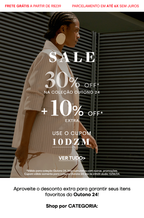 Sale 30% OFF* + 10% OFF* extra