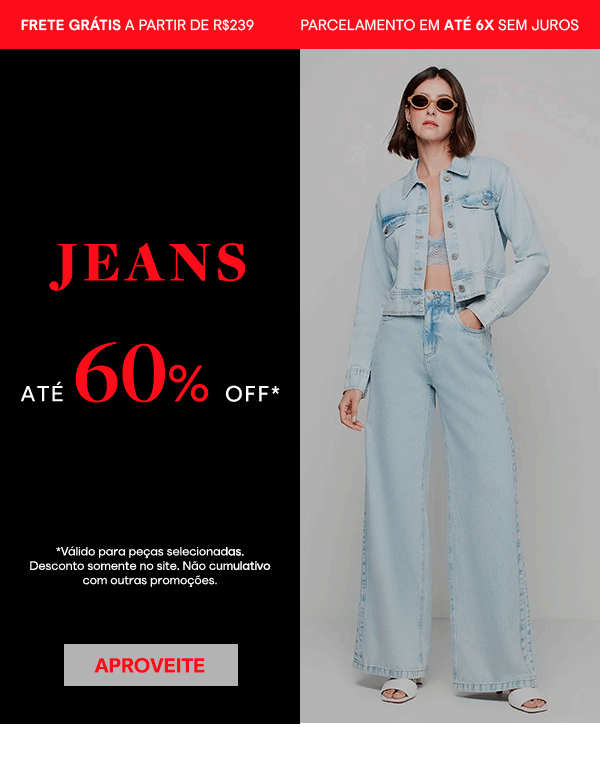 Jeans at 60% OFF