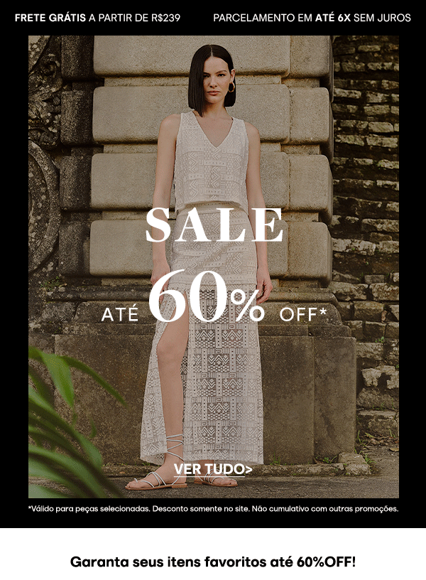 Sale at 60% OFF*